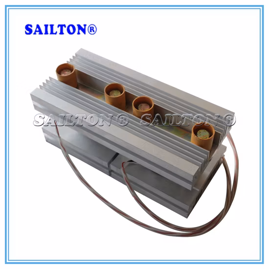 Dissipateur thermique en aluminium refroidi à l'eau et à air dense pour l'électronique de puissance