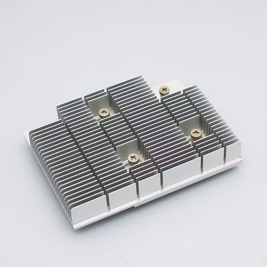 Perçage CNC Usinage Dissipateurs de chaleur en aluminium extrudé Produits électroniques Solution thermique Radiateur Dissipateurs de chaleur en aluminium avec placage d'anodisation